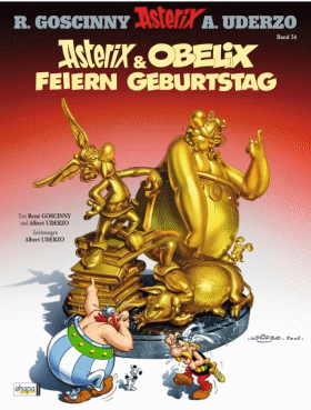 Asterix und Obelix feiern Geburtstag - Das goldene Buch